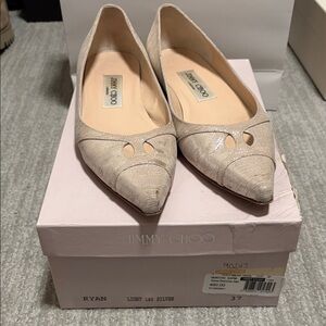 Jimmy Choo Women's Light Silver Heels